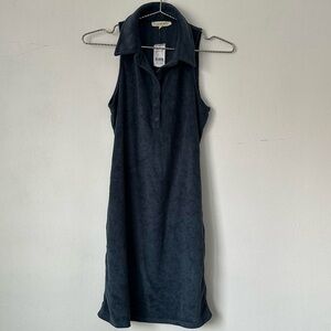 LA Hearts Collar Terry Cloth Dress